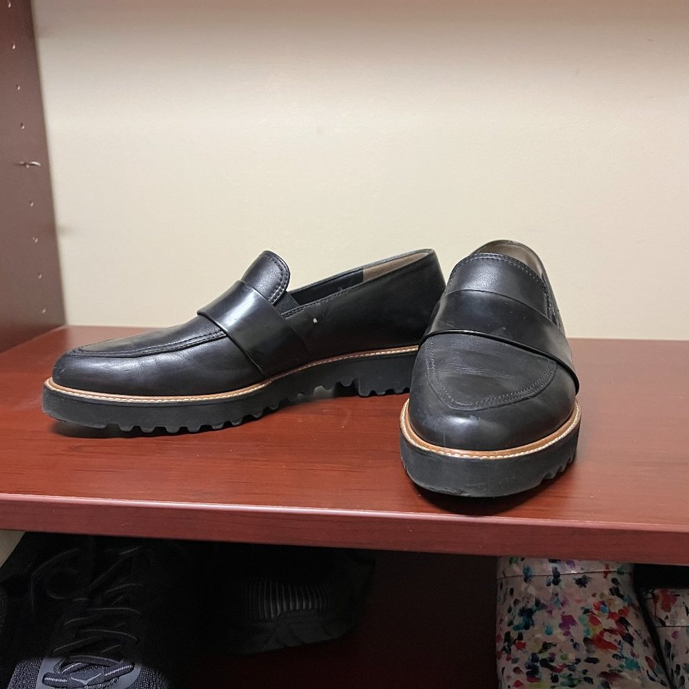 Paul Green Black leather loafer